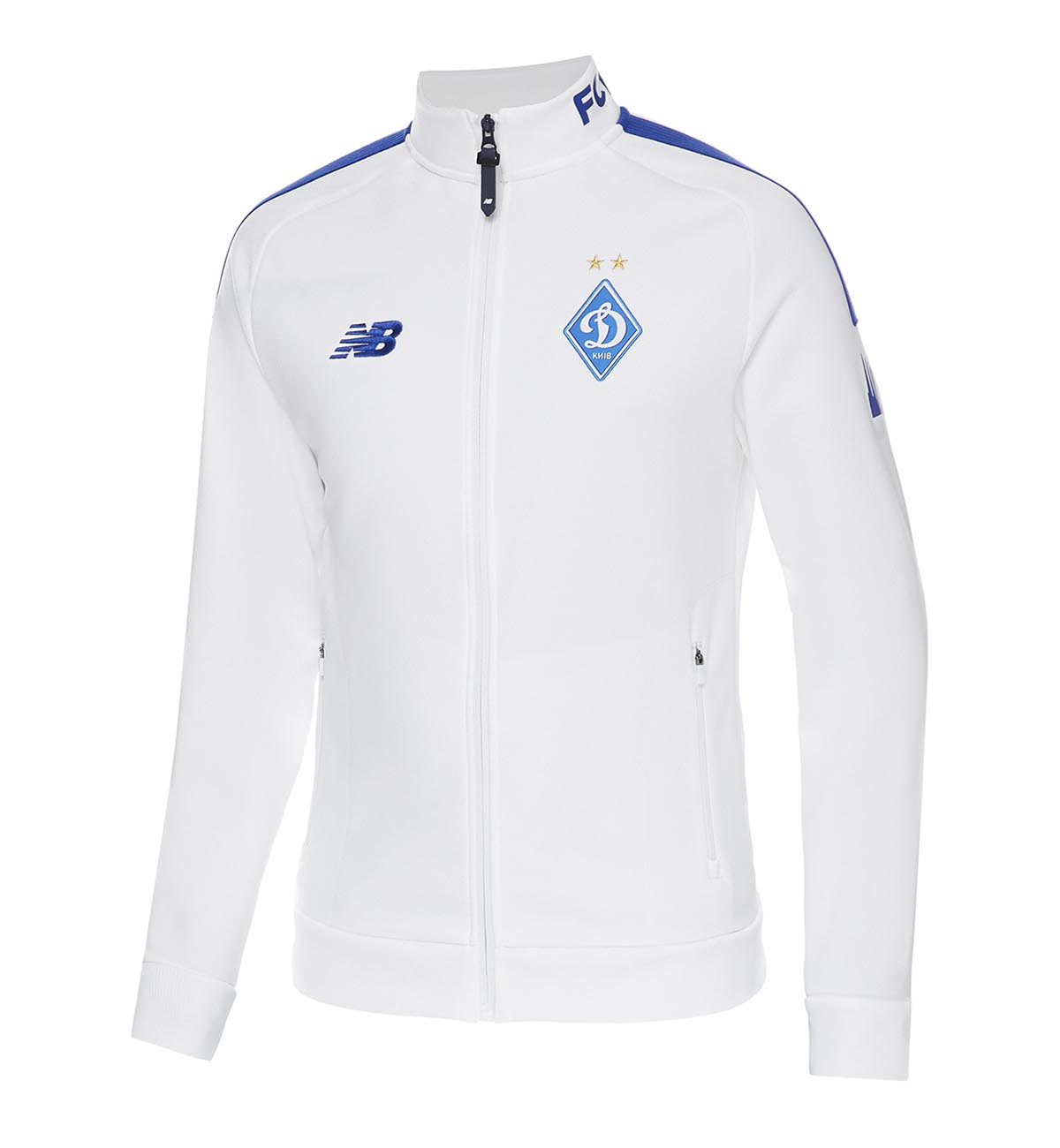 Куртка спортивная FCDK Pre-Game бело/синяя