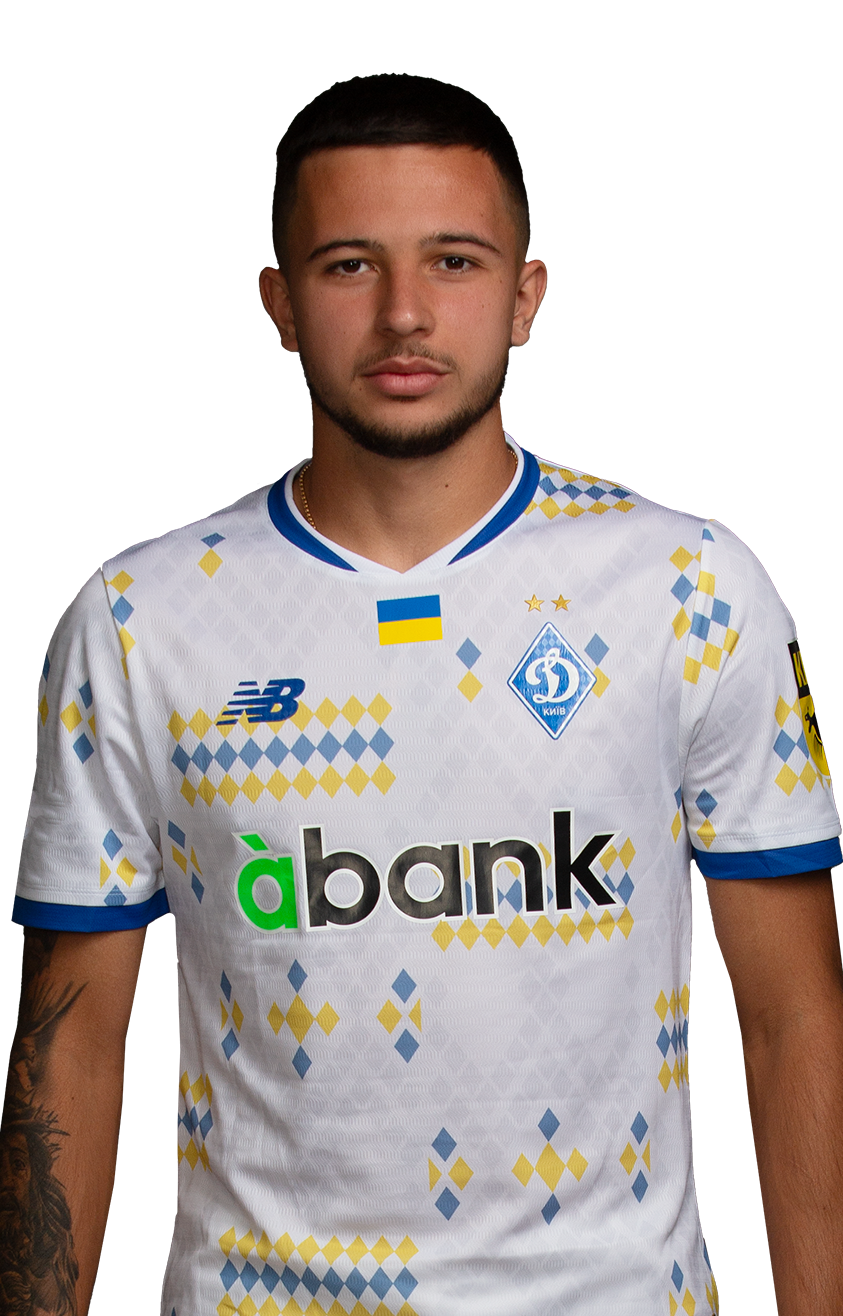 FCDK home playing T-shirt VOVLOSHYN 9 with Premier League pathes